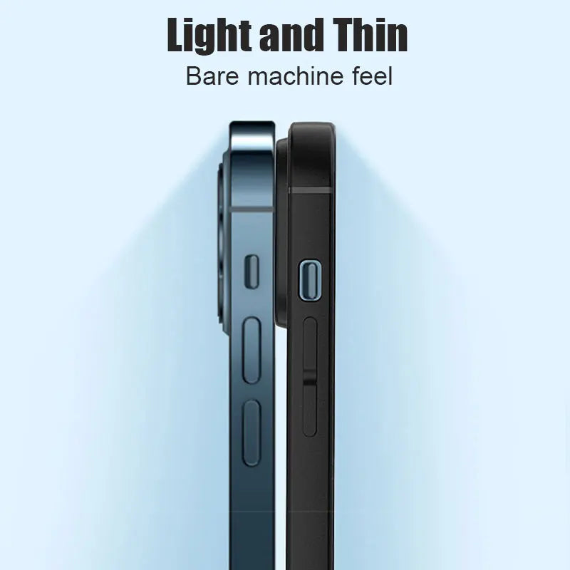 Luxury Matte Black Soft Case for iPhone 16/15/14/13/12/11 Pro Max, XR, X, XS, 7/8 Plus – Slim Protective Back Cover